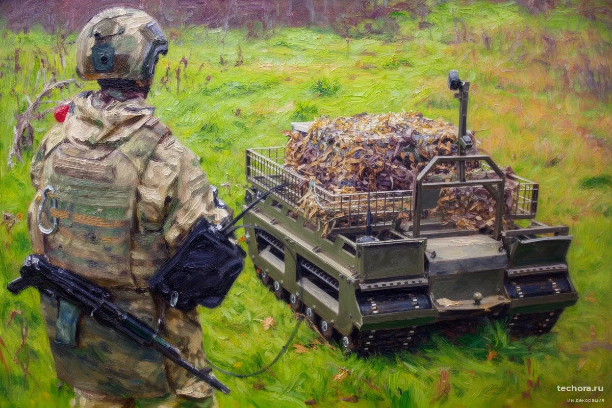 Робот «Курьер» везет 400 кг груза под Херсоном: как дрон заменил группы снабжения в опасных зонах