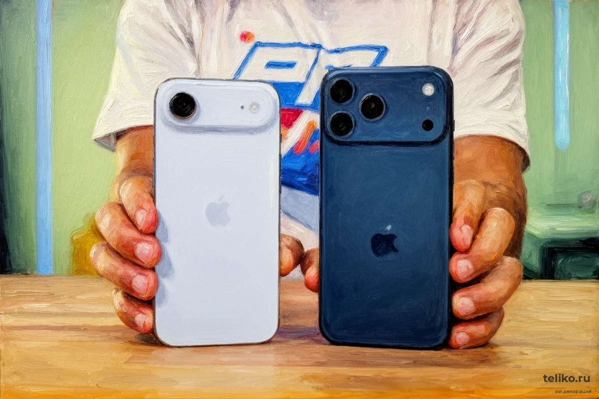 iPhone Air против 17 Pro Max: почему тонкий корпус проиграл битву за 12 часов работы